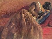 Adolph von Menzel, Menzel's sister Emilie, sleeping